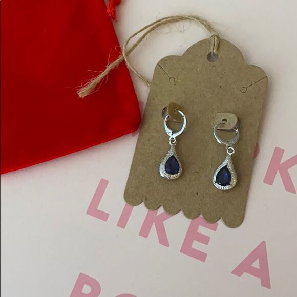 The Inspiration Drop Earrings 925 topaz - Picture 7 of 9